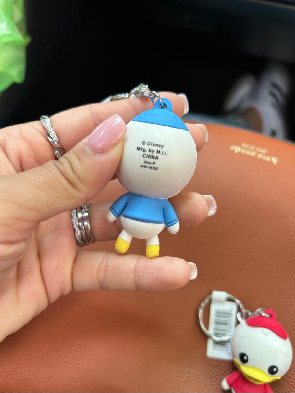 NWT Disney Classic Cartoon DuckTales Figural Keyring Keychain bundle of 2 - Picture 3 of 5